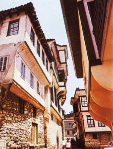 Ohrid Old town architecture